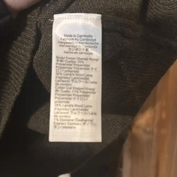 J Crew Olive Sweater